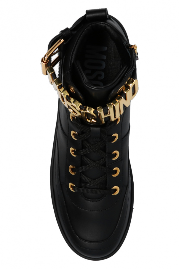 スニーカー Moschino FW25 'Ollie' sneakers (MA15125G1NMF0 000) Ollie' sneakers (MOSCHINO/スニーカー) | MOSCHINO（モスキーノ